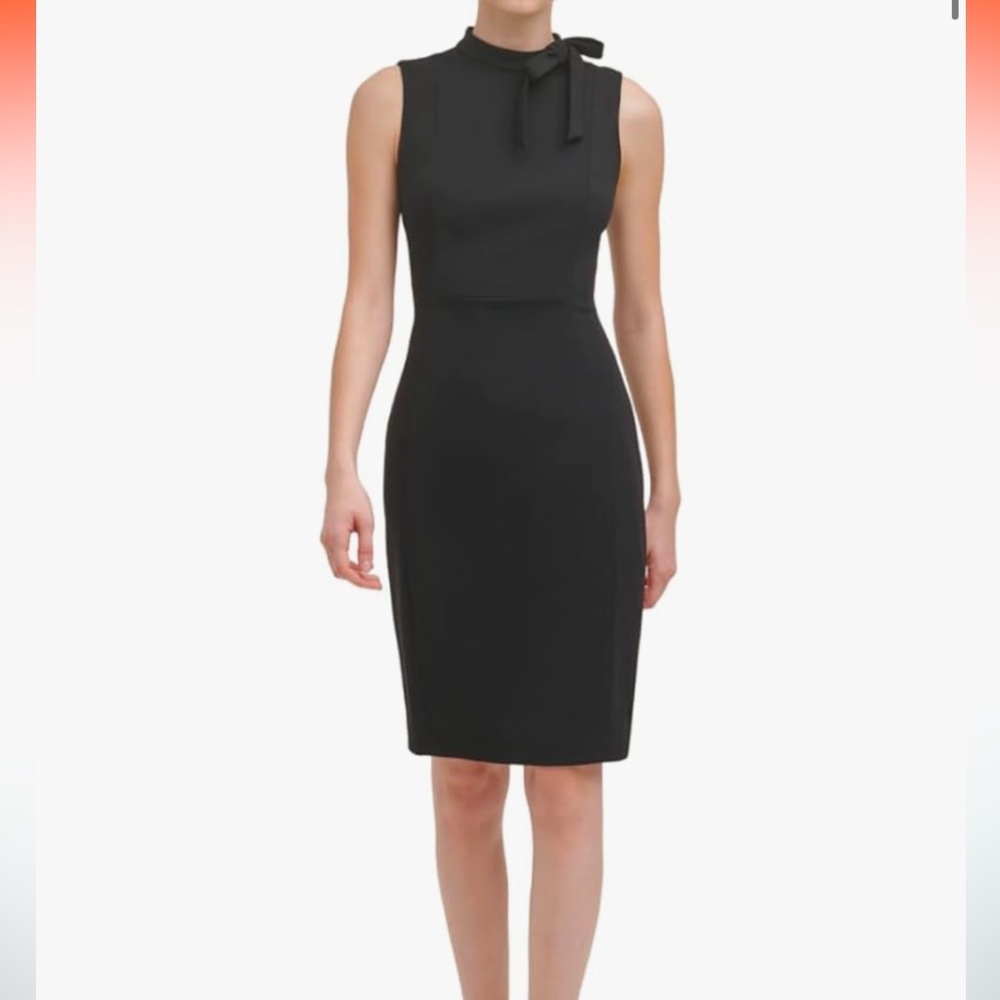 Black Calvin Klein dress in black.